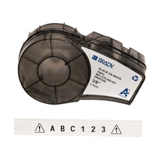 Brady M21 Industrial Vinyl Label Tape 9.53mm White - 142800