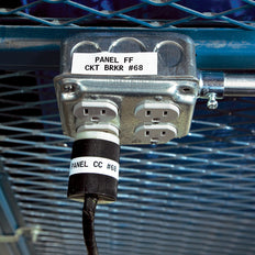 Brady M211 Cinta De Etiqueta De Vinilo Blanca 19mm X 6.4m Impresión Negra - 142797