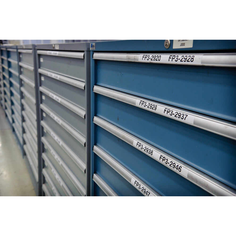 Brady M211 Cinta De Etiqueta De Vinilo Blanca 19mm X 6.4m Impresión Negra - 142797