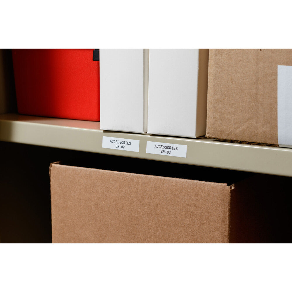 Brady M211 Cinta De Etiqueta De Vinilo Blanca 19mm X 6.4m Impresión Negra - 142797