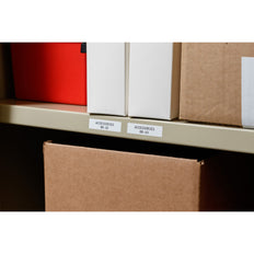 Brady M211 Cinta De Etiqueta De Vinilo Blanca 19mm X 6.4m Impresión Negra - 142797