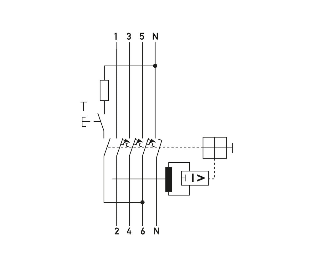 Doepke Type A RCBO 16A 300mA 3P+N Circuit Breaker - 09945114