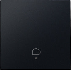 Niko Connected Smart Switch Finishing Set With Lens Black - 161-32902