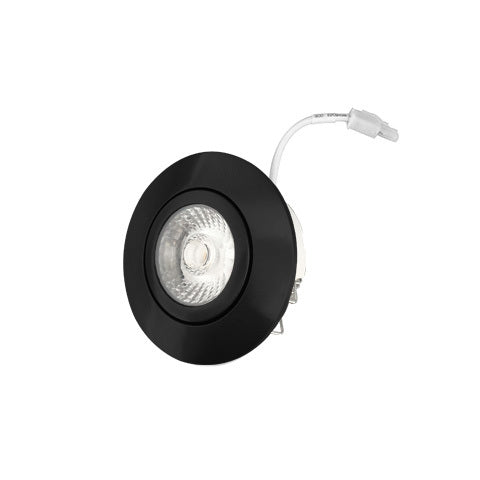6W IP44 Regulable LED Downlight Negro 2700K - IL-DC636DB