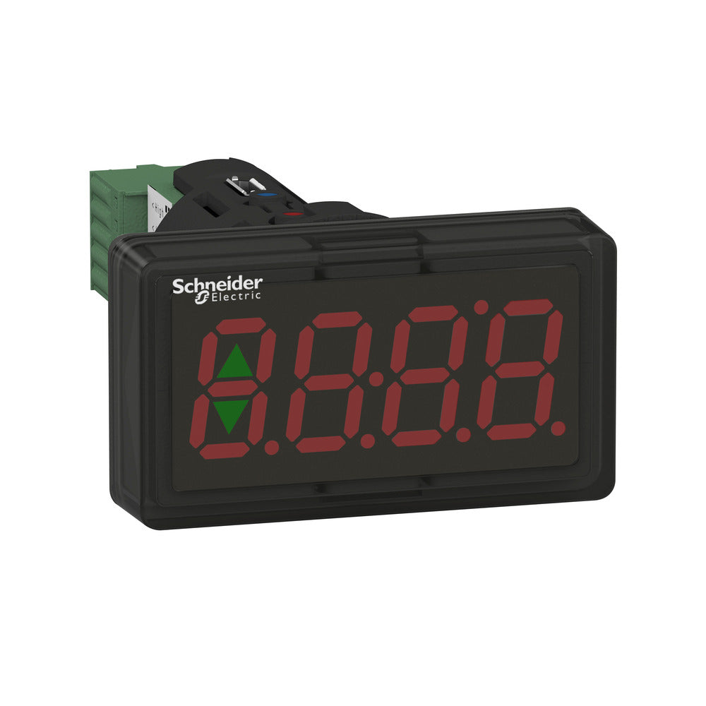 Schneider Electric XB5 Medidor Digital De Panel 4 Dígitos Pantalla LED - XBH1AA0R4