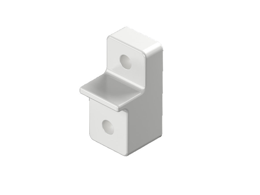 AX Soporte De Pared Escuadra De Fijación-Set RAL 7035 - 1485400 [4 Piezas]