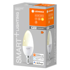 LEDVANCE Smart+ WiFi Candle LED E14 5W 2700K Dimmable - 4058075485532