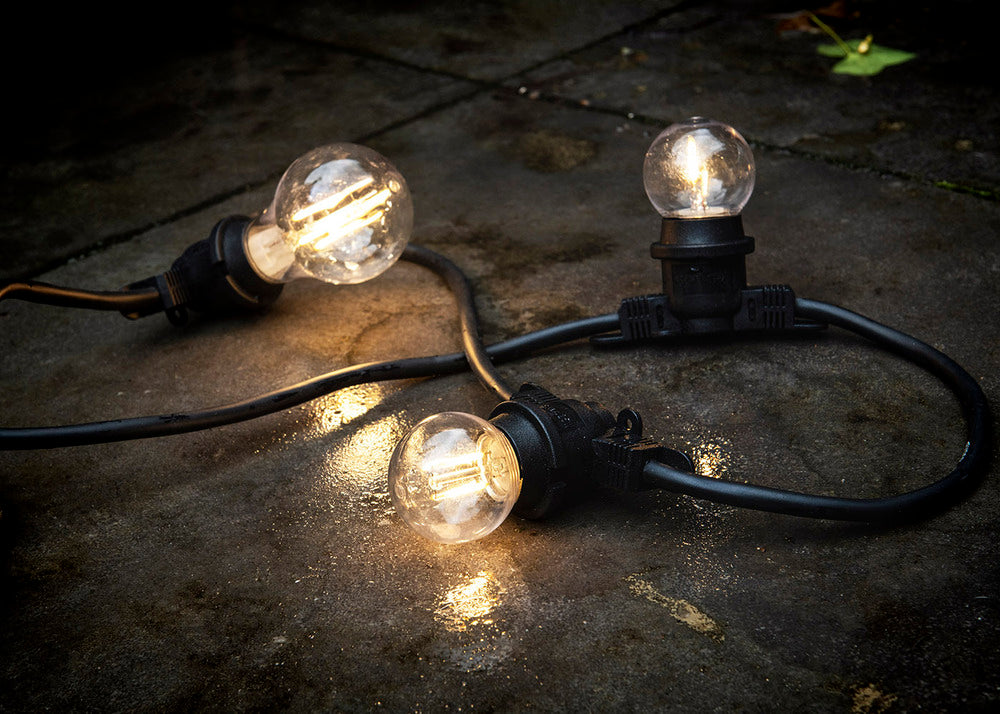 Bombilla Filamento LED Segura G45 E27 2W Irrompible - 144082 [5 Piezas]