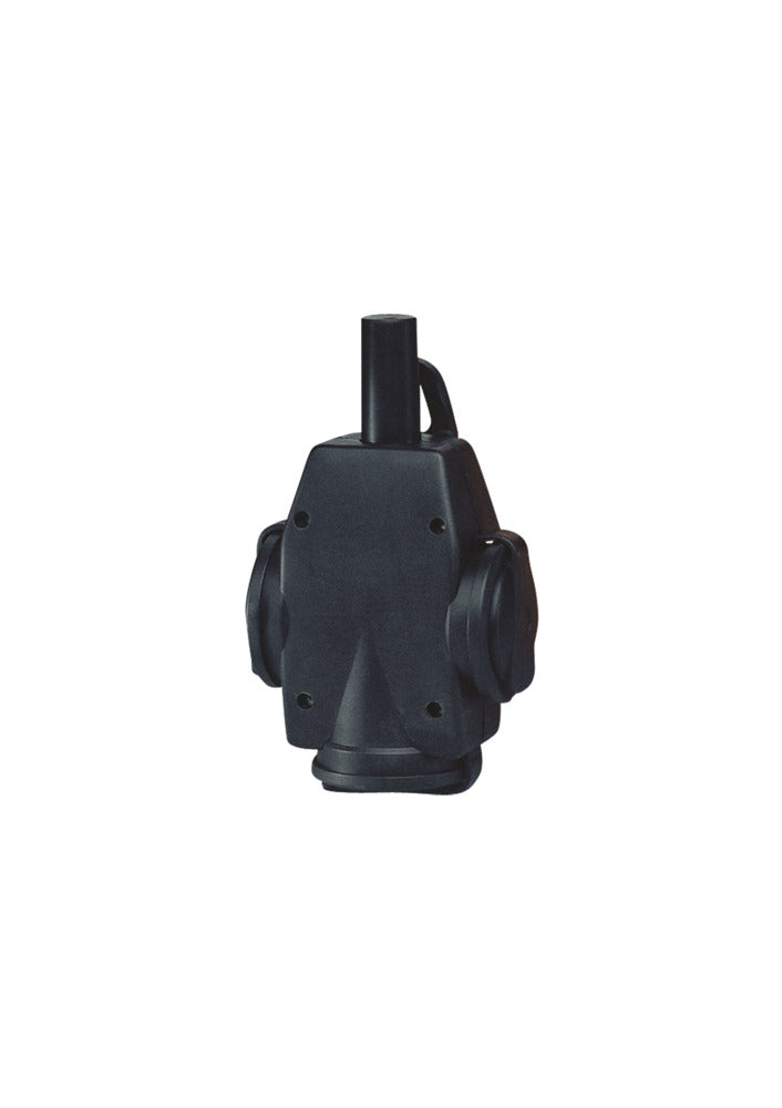 Triple SCHUKO Heavy Duty Rubber Suspended Connector - 1473190