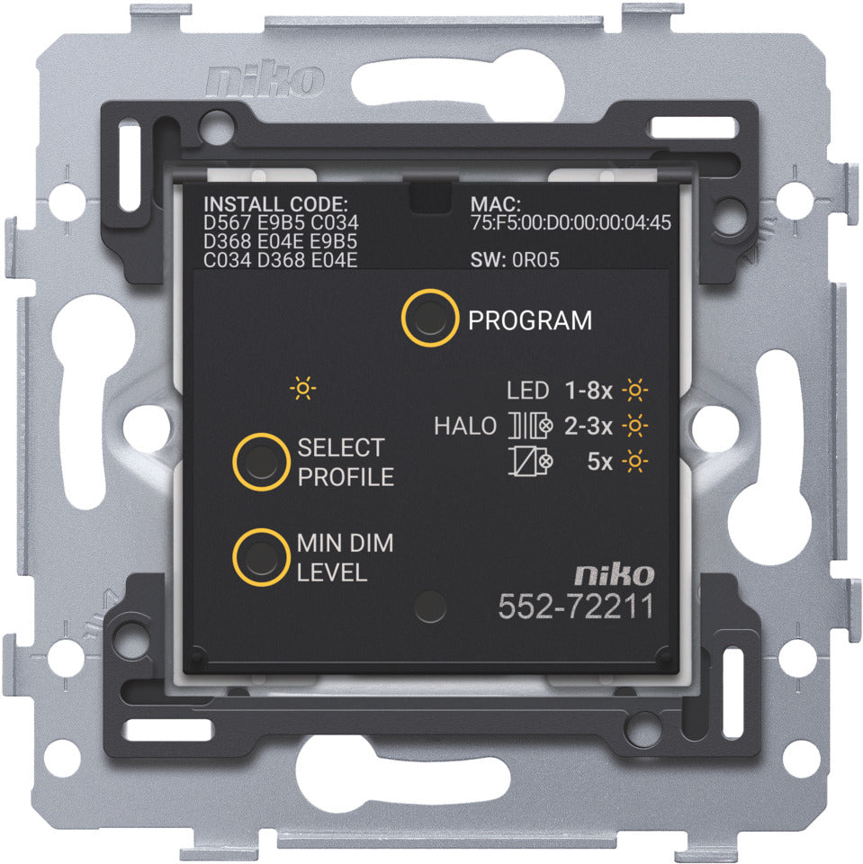 Niko Smart Zigbee Dimmer Switch 3-200W Two-Wire - 552-72211
