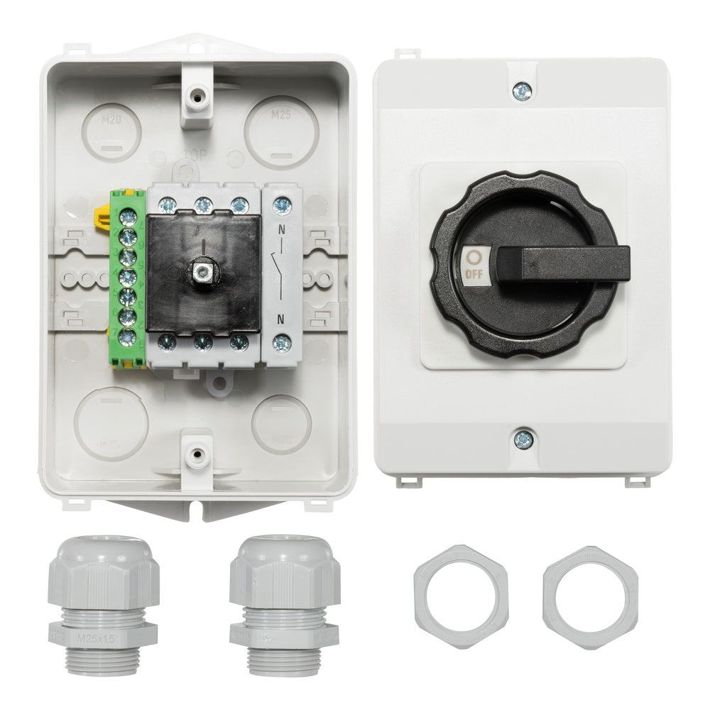 PV AC Work Switch 32A 4P IP65 With Cage Terminal - AE-A551268