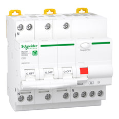 Schneider Resi9 3P+N 20A C-Curve RCBO 30mA 6kA - R9D55720
