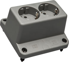 ABB 3640 Cover With Dual Grounded Socket Outlets - 1SPA007130F9230