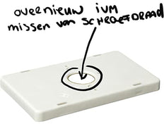 ABB 3611 Caja De Junction Fijación Tapa Con M4 Bushings - 1SPA007160F9180 [2 Piezas]