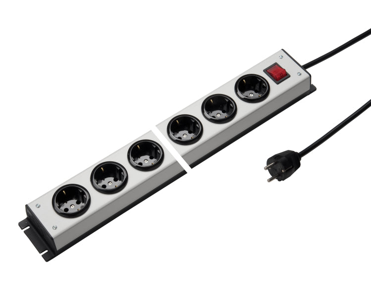 Martin Kaiser 6 Outlet Power Strip With Switch 90 Degree - 1001ZL6L-SW15