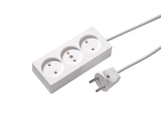 Martin Kaiser 3-Way Power Strip 1.5M Cable Ungrounded - 511ZL/15/KWS