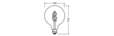LEDVANCE Smart+ WiFi Globe RGBW Filament LED E27 4.5W - 4058075609938
