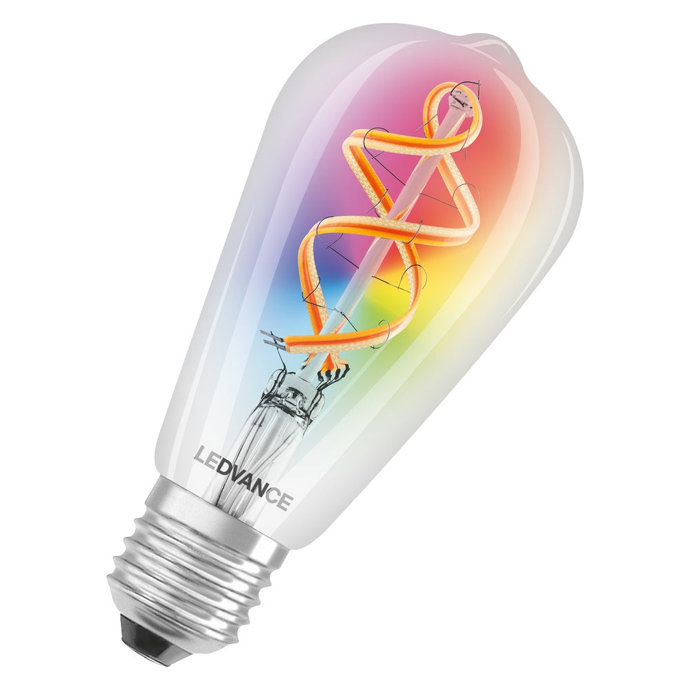 LEDVANCE Smart WiFi Edison RGBW Filament E27 Bulb 4.5W - 4058075609914