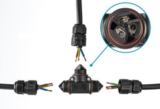 Caja De Conexión De Cable Impermeable IP68 3P 32A 450V - CBIP68P3T