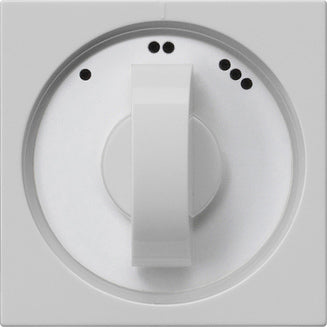 Gira System 55 Three Stage Rotary Switch Cover Grey Matt - 0665015