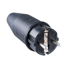 Enchufe De Potencia De Caucho Alta Resistencia 16A 250V Con Pin De Tierra - 104458 [2 Piezas]