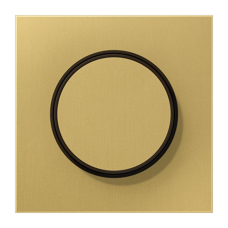 Jung LS Range Classic Brass Dimmer Cover Plate - ME1740C