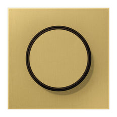 Jung LS Range Classic Brass Dimmer Cover Plate - ME1740C