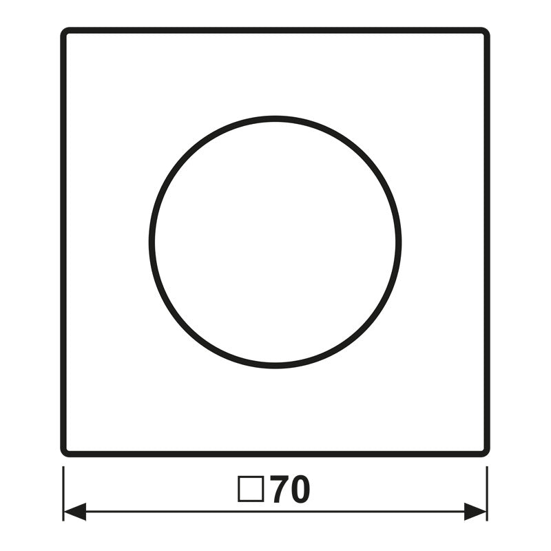 Jung LS990 Tapa Regulador Rotativo Gris Claro - LS1740LG