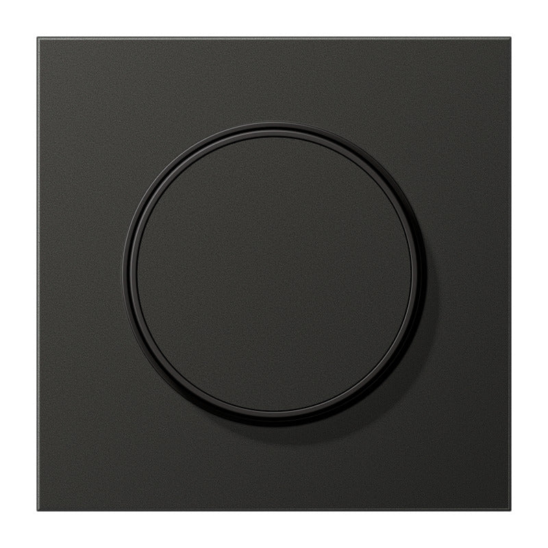 Jung LS Range Rotary Dimmer Cover Anthracite - AL1740AN