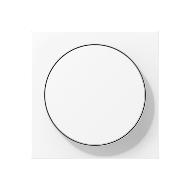 Jung A Range Rotary Dimmer Cover Matt White - A1740BFWWM