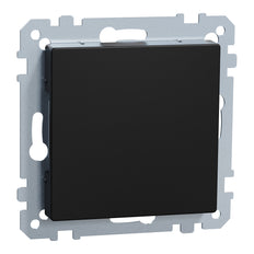 Schneider Electric M Series Blank Cover Plate Black - MEG4075-0403