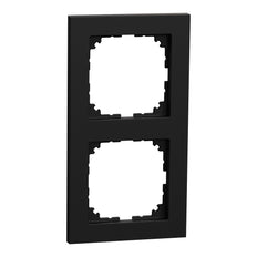 M-Pure 2-Gang Ocean Plastic Frame Black Matte - MEG4020-3603