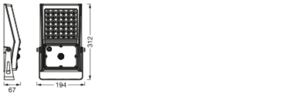 ENDURA Solar LED Proyector 10W 4000K Con Sensor - 4058075762350