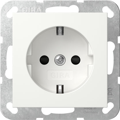 Gira System 55 Safety Plus Socket Outlet 16A 250V - 475503