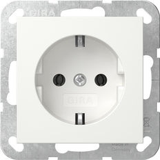 Gira Sistema 55 Toma Schuko Blanca Pura - 446603 [2 Piezas]