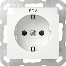 Gira System 55 Enhanced Safety SCHUKO Socket Outlet - 446203
