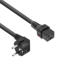 Cable De Alimentación IEC Lock C19 En Ángulo Recto 2M 250V 16A - AK5043