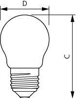 Philips Master LED Candle E27 3.5W DimTone Clear Glass - 8719514449534