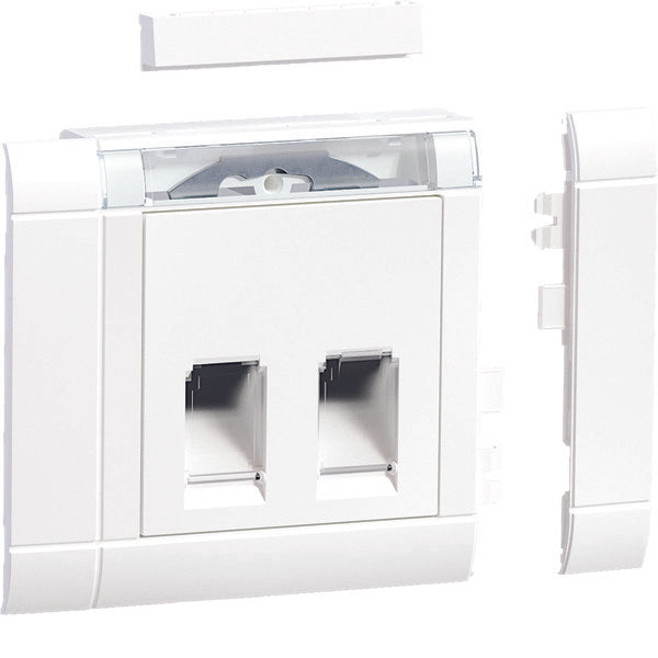 Hager RJ45 Toma Modular Con Fijación De Tapa Marco - GSETDM1029016