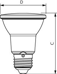 Philips Master Value LED PAR20 6W Dimmable Spot Light - 8719514443044
