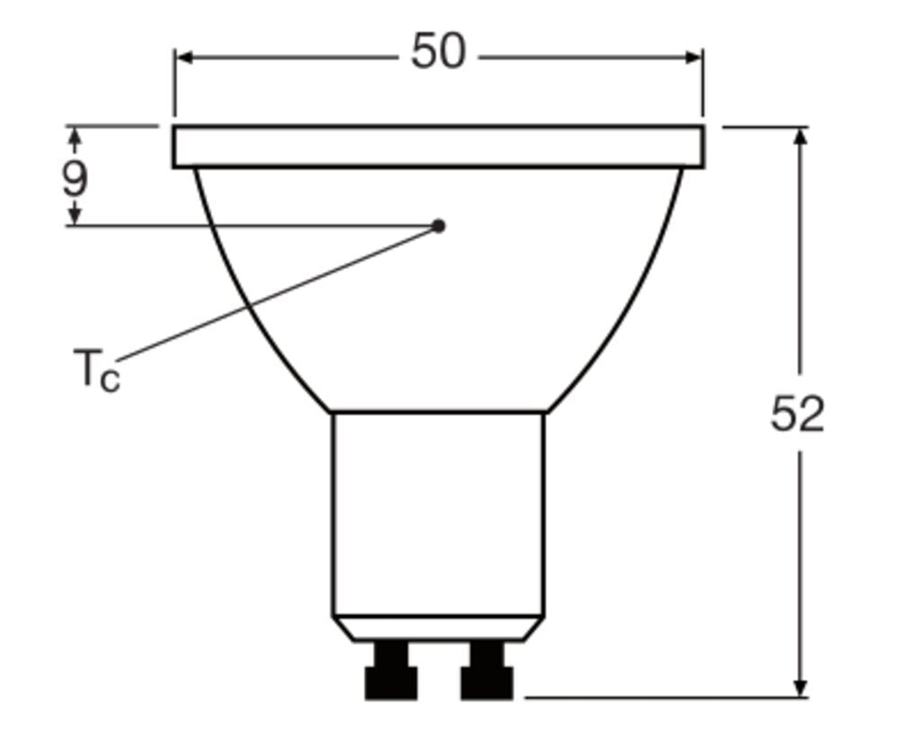 Ledvance Par16 Gu10 Foco Led 7.9W 927 Regulable - 4099854059018
