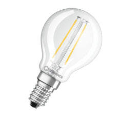 LED Classic P14 Filament Clear Globe 2.5W 827 - 4099854069215 [2 Pieces]