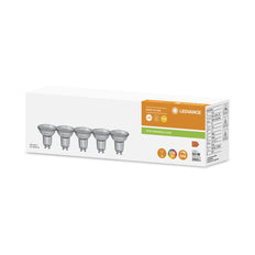 LEDVANCE PAR16 GU10 Dimmable LED Spot 4.5W 927 - 4099854044908 [5 Pieces]