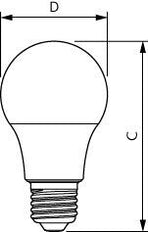 Philips CorePro Led A60 E27 8W 3000K Bombilla - 8720169169135 [2 Piezas]