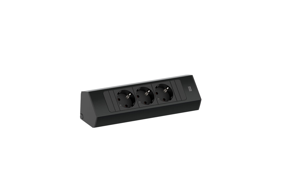 Bachmann Casia 2 Corner Power Unit 3x 230V Black - 932.100
