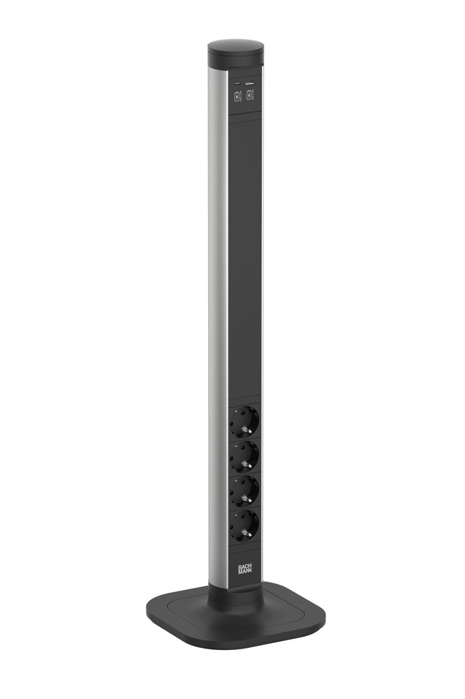 Cycle Pole L Power Tower 4x 230V With USB AC Charger - 709.101