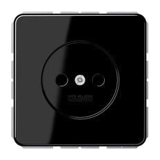 Jung CD1510NSW 16A Non-Grounded Wall Socket Black - CD1510NSW