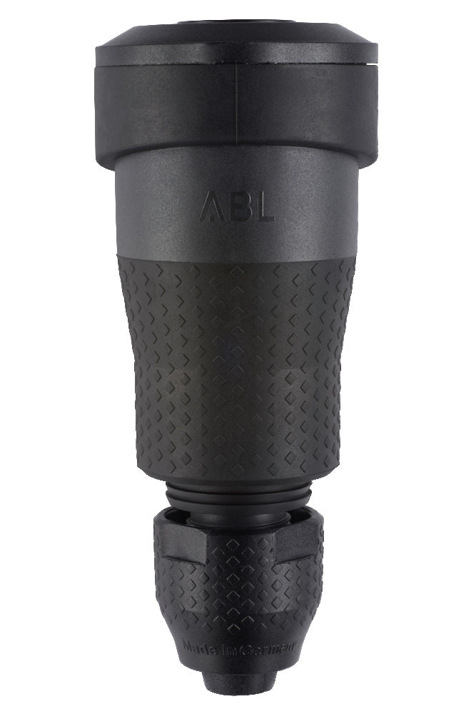 Conector Schuko Profesional IP54 4T Alta Resistencia Negro - 100000105