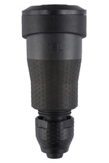 Conector Schuko Profesional IP54 4T Alta Resistencia Negro - 100000105