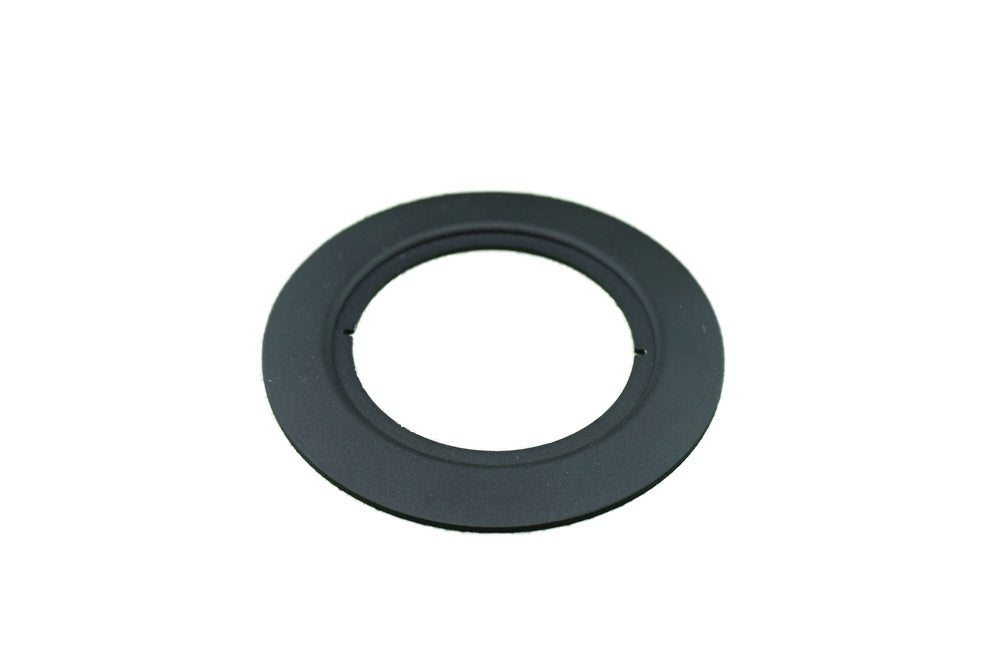 Black Round Cover Plate 125mm For Spotlight Installation - A22033OR